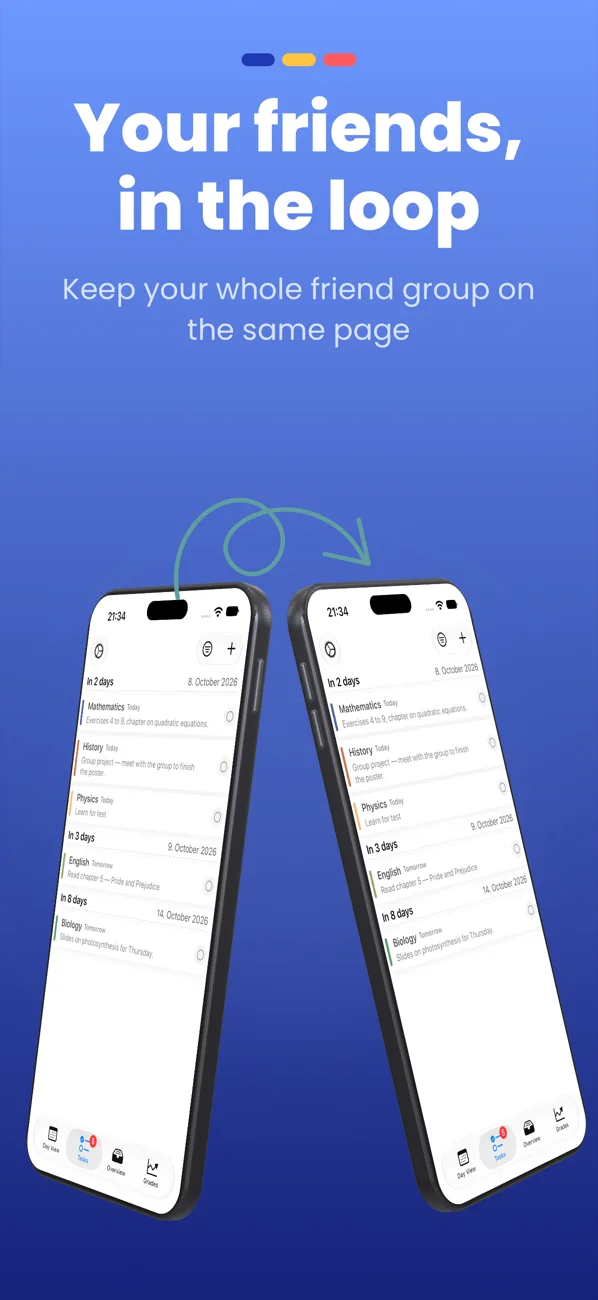Sharing: keep your whole friend group on the same page